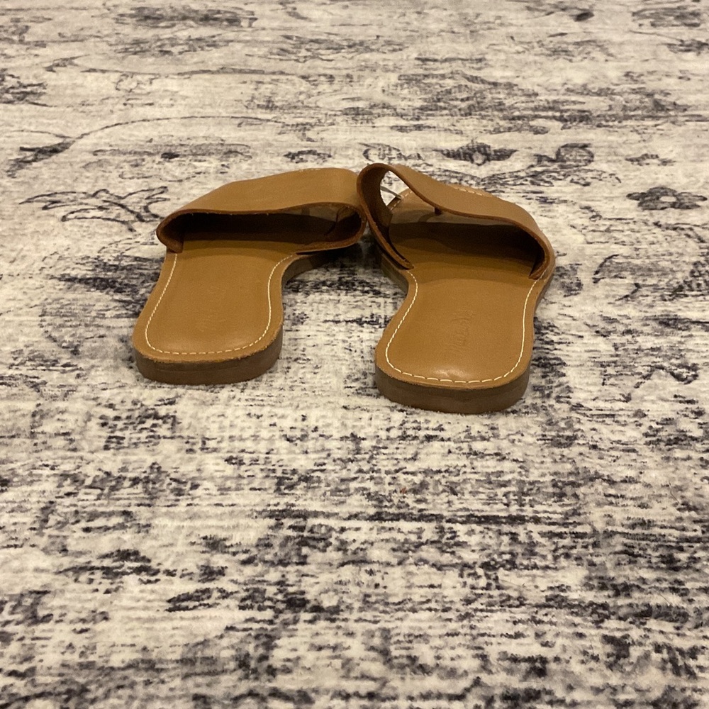 Madewell The Boardwalk Post Slide Sandal in Leather - Picture 6 of 6